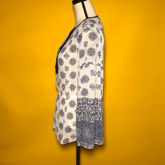 🆕 MICHAEL KORS wide long sleeve blouse - Picture 2 of 8